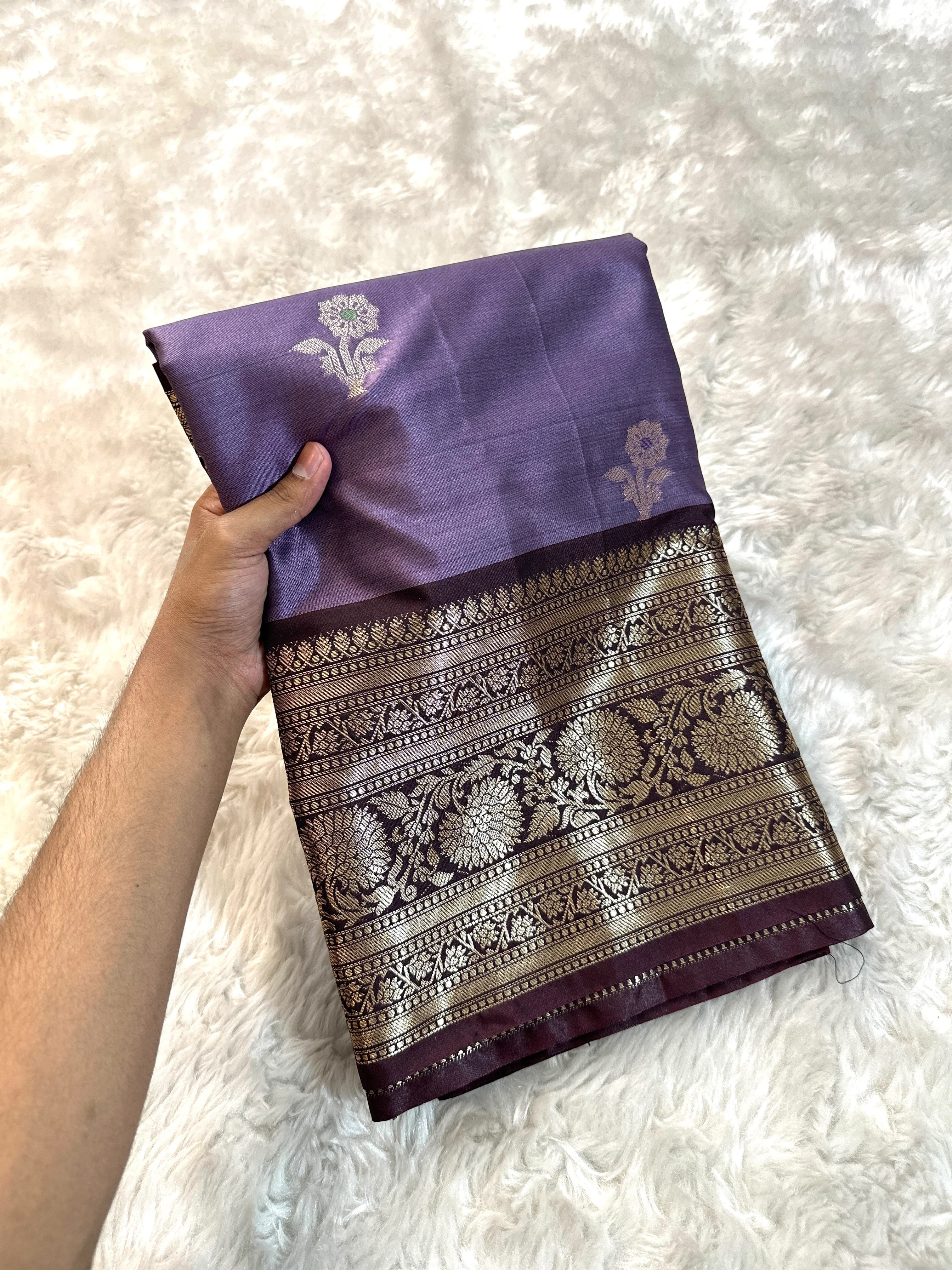 Banaras Semi Gadwal Silk