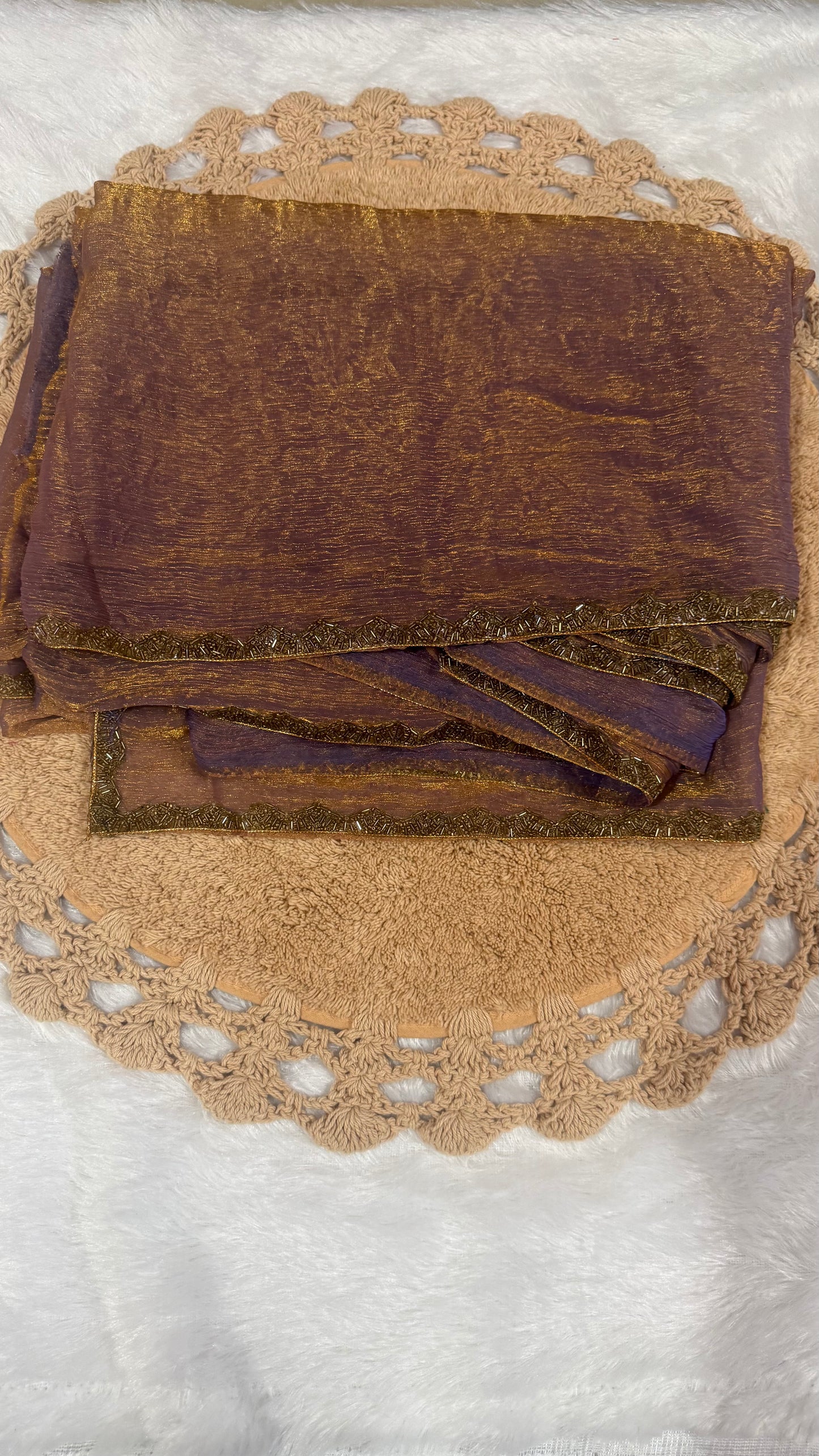 Space silk saree