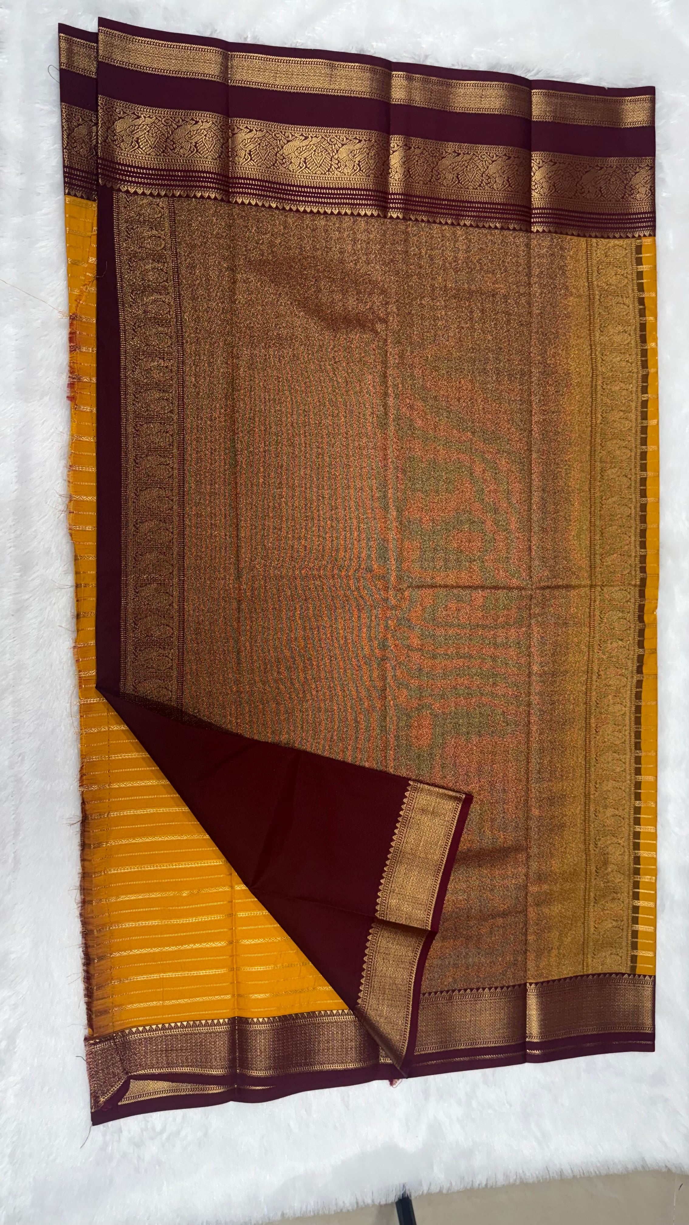 Rashmika's Premium Kanchi Silk Saree
