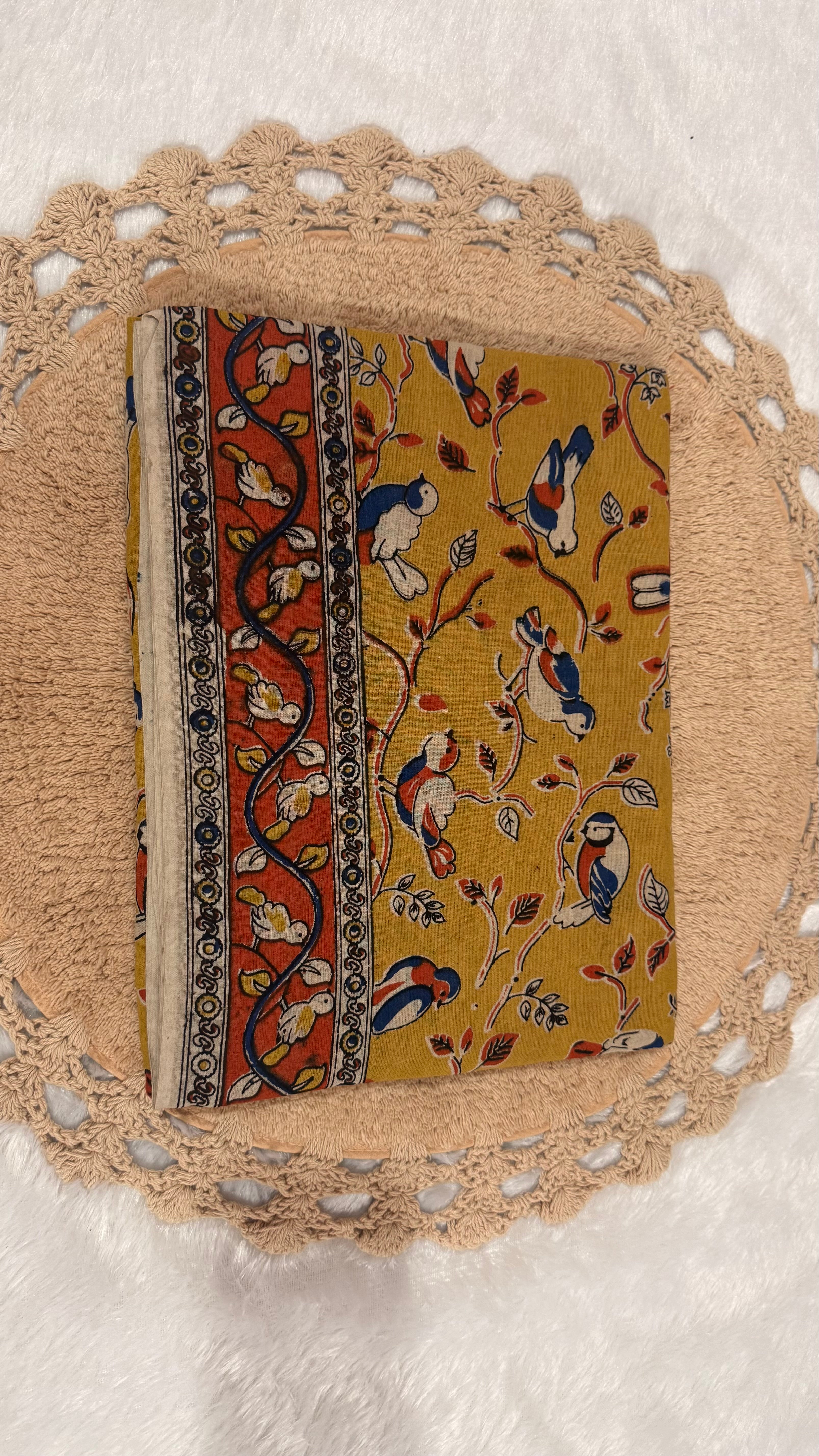 Kalamkari Cotton Sarees- Cuckoo