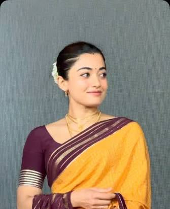 Rashmika's Premium Kanchi Silk Saree
