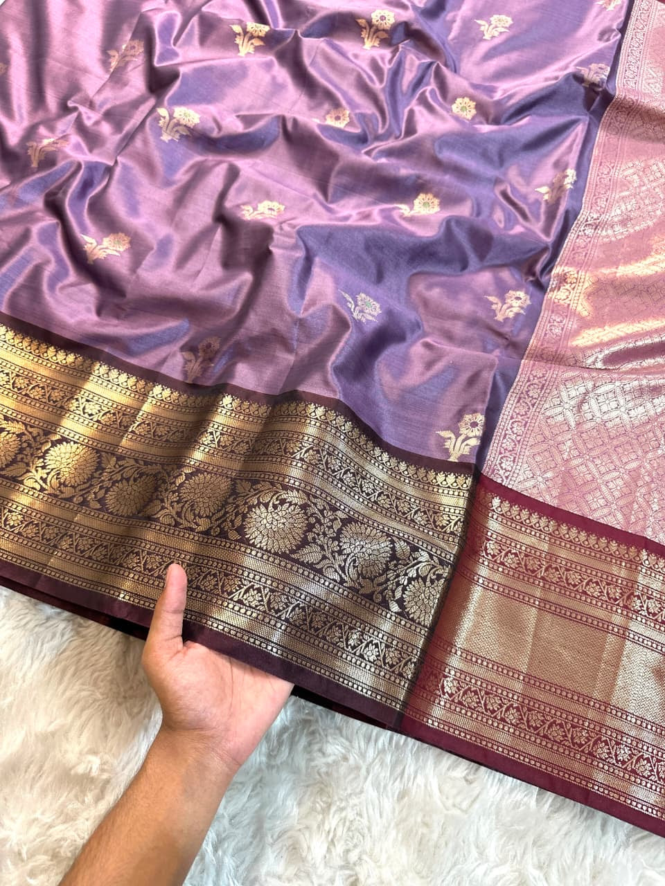 Banaras Semi Gadwal Silk