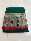 Narayanapet Saree with White Elephant