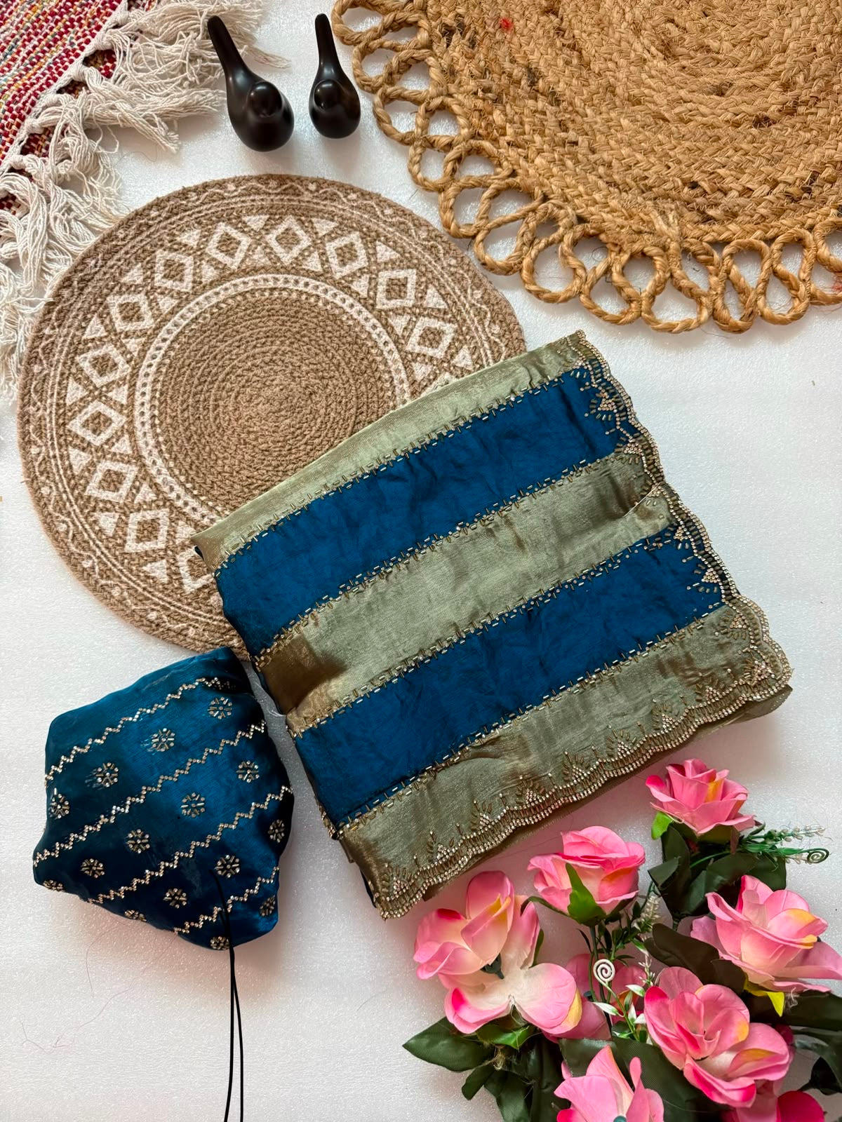 Space Silk with Jarkhan Work