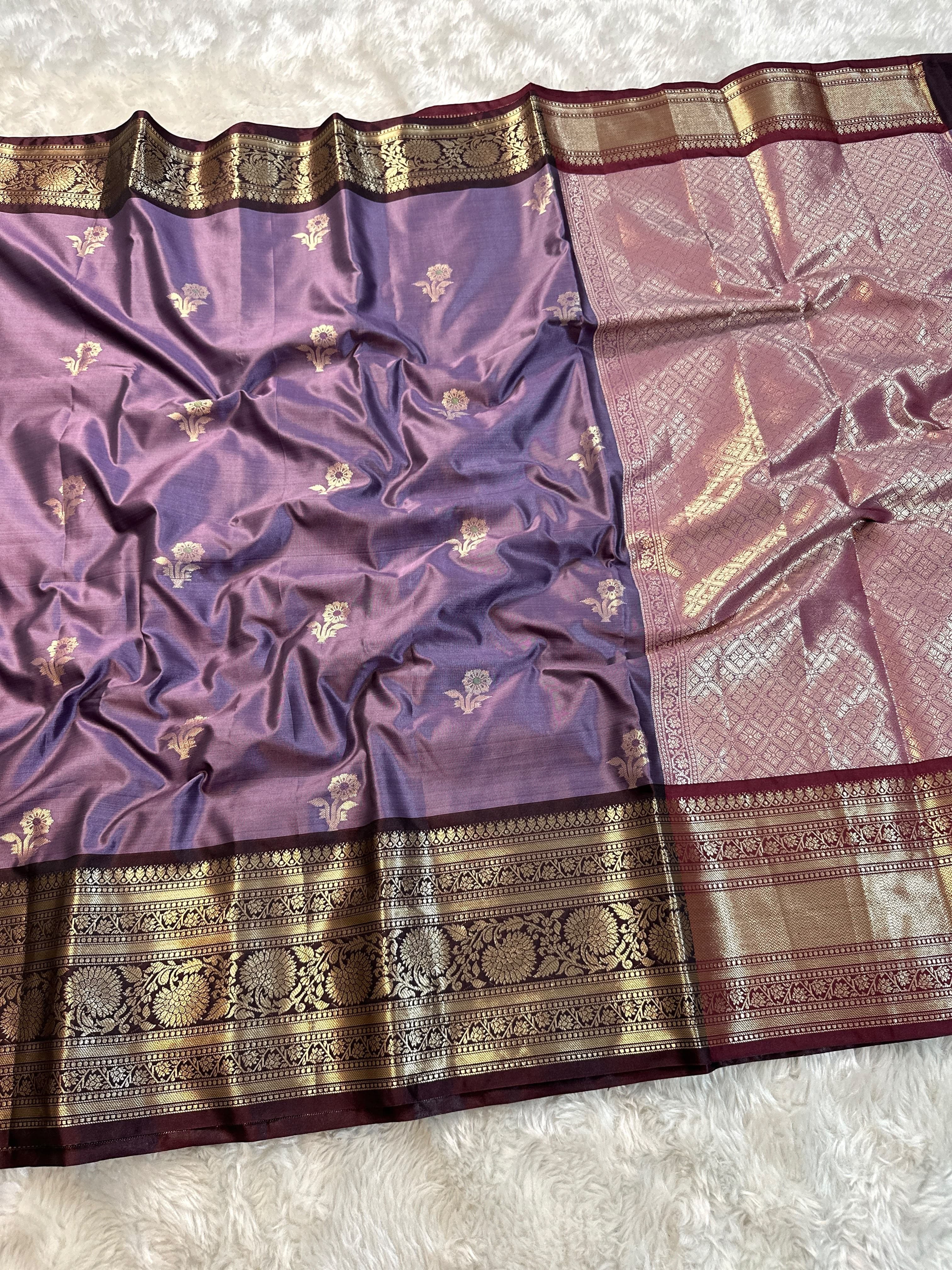 Banaras Semi Gadwal Silk