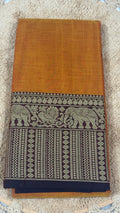Narayanapet Saree with White Elephant