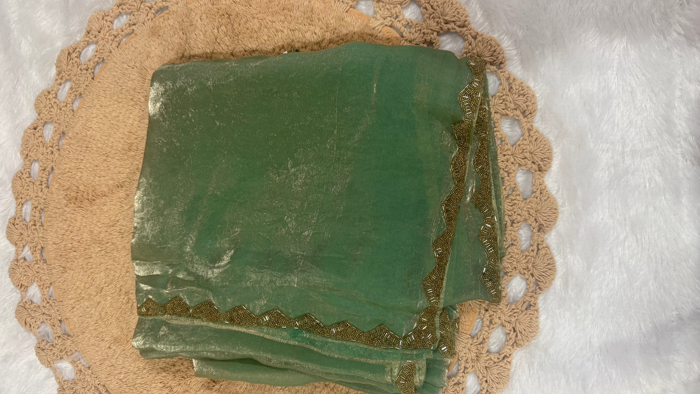Space silk saree
