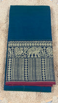 Narayanapet Saree with White Elephant