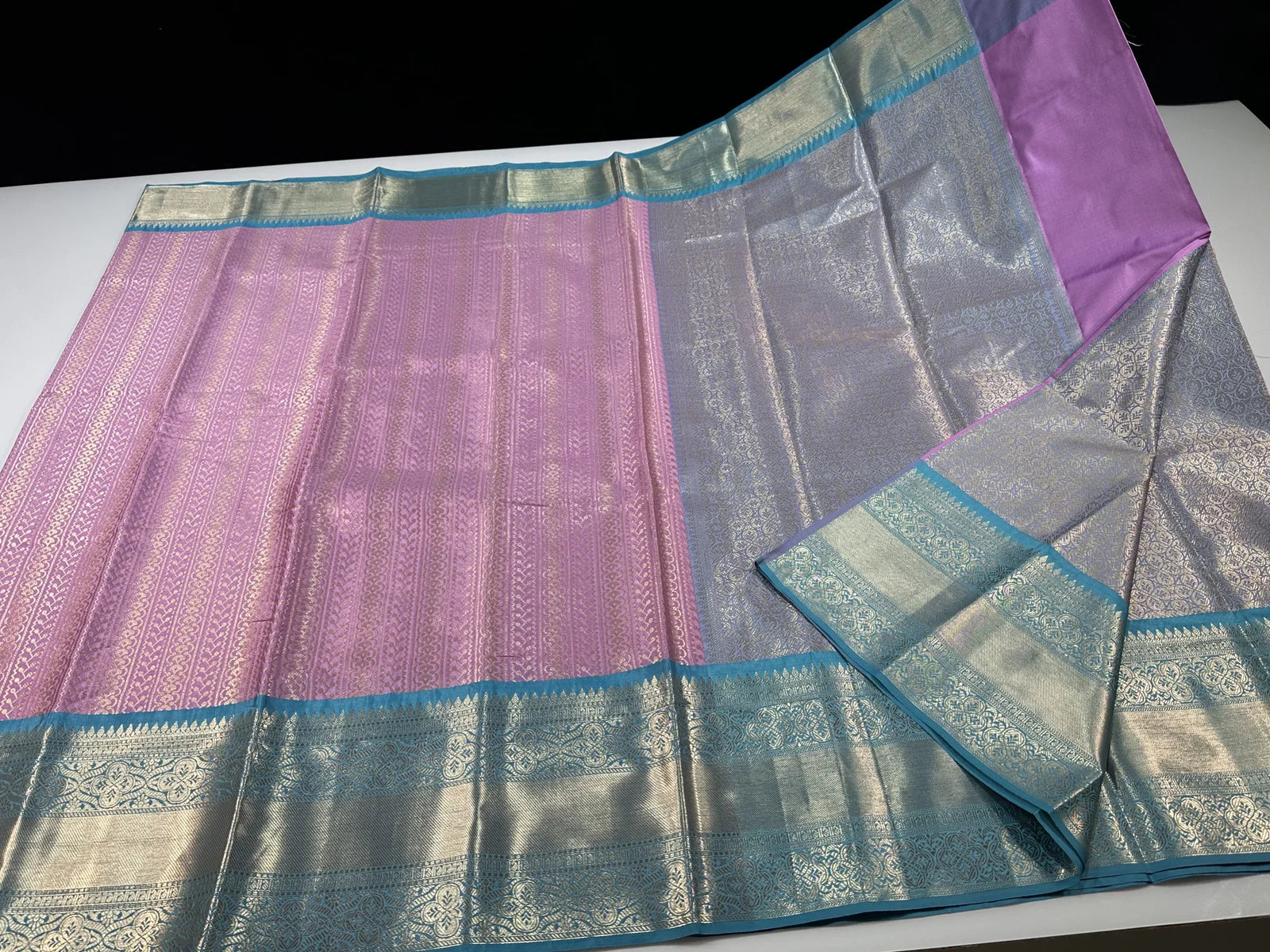 Semi Kanchi Silk Sarees - Retta petta